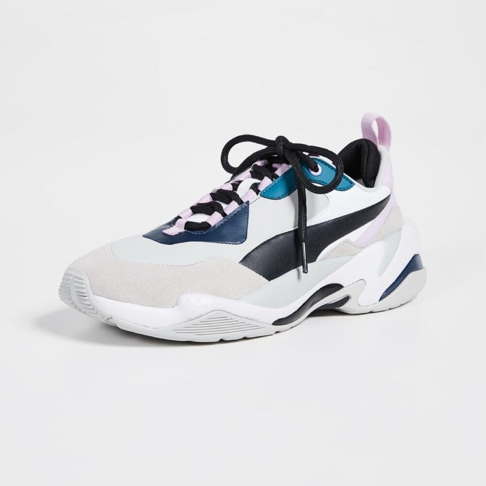 New PUMA Thunder Rive Droite Sneakers in Deep Lagoon/Orchid Bloom Women's Size 7